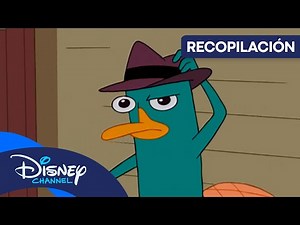 PHINEAS Y FERB: ¡Los mejores momentos de Perry el Ornitorrinco! 🦫🦆 | RECOPILACIÓN | ‪@disneychannelES‬