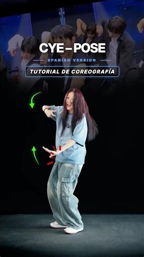 CYE – POSE (Spanish ver.) | Tutorial de baile #CLOSEYOUREYES #CYE #POSE ‪@close.your.eyes.official‬