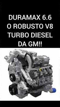 DURAMAX 6.6 - O ROBUSTO V8 TURBO DIESEL DA GM!!