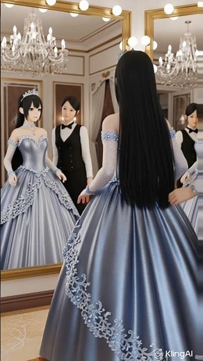 From Servant to Princess | Zishy’s Fairytale Journey Part 03✨💕👑 #aiprincess #fairyanimation