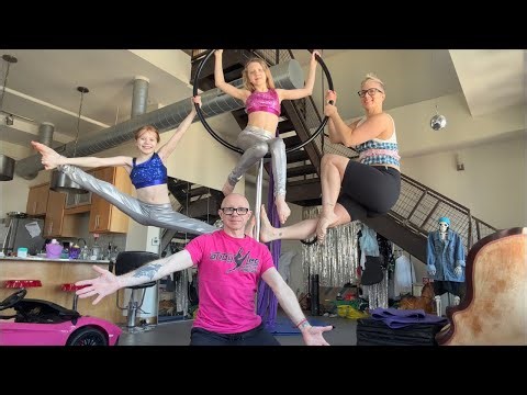 Happy Easter! circus family Sunday funday aerial tricks
