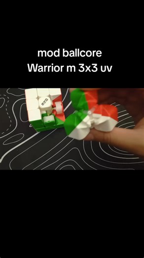 Mod ballcore Warrior M 3x3 UV #creatorsearchinsights #rubikscube #cubing #speedcubing #fyp