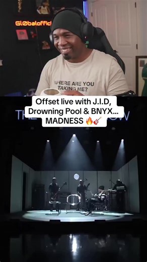 3.8K reactions · 152 comments | Offset live with J.I.D, Drowning Pool & BNYX… MADNESS  Track ID: Offset & JID - Bodies #offset #drowningpool #rockmusic #rap #rock #rapmusic #rockmusıc | GL0BAL | Facebook