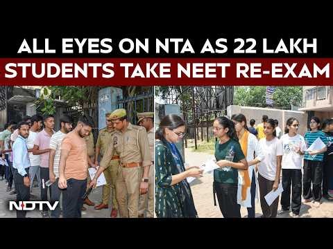 NEET Exam News Today | Over 22 Lakh Students, NTA Set For High-Stakes NEET Re-Exam Today
