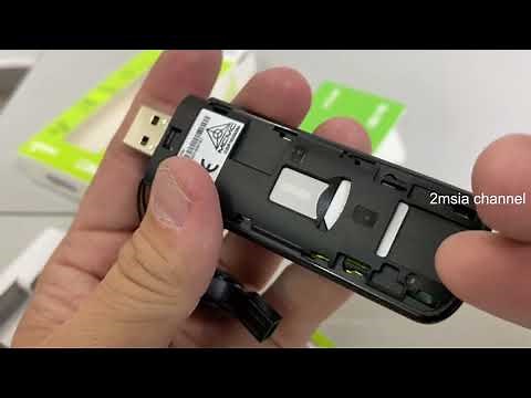 Maxis 4G LTE USB Modem Dongle By ZTE MF833V Walk Around For Maxis 4G Sim Backup