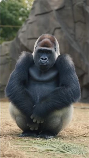 Photographer Drops Camera in Gorilla Cage… What Happens Next Goes Viral #funny #usa #zoo #animals