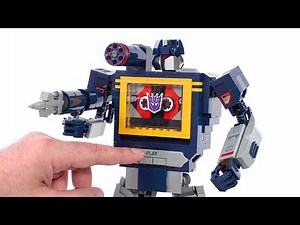 LEGO Transformers Soundwave review! Transforms, sounds, Laserbeak & Ravage #NotSponsored 10358