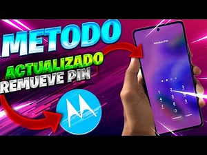 Cómo ELIMINAR Bloqueo en Motorola con Pin, PATRON y MAS / MEJOR Método ACTUALIZADO!