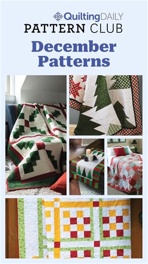 Fons & Porter’s Love of Quilting on Instagram: "Holiday sewing season = ON. 🎄✨ This month’s Quilting Daily Pattern Club drops are all about comfort, connection, and cozy handmade gifts. From the festive "Very Merry Table Runner" to quick-make Gift Card Pockets, your December patterns are ready to bring joy to your table—and your gift list. Members: download now! Not a member yet? There’s no better time to join and sew something special this season. ❤️🧵 #QuiltingDaily #QuiltingDailyPatternClub 