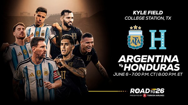 Messi-led Argentina set to play Honduras at Kyle Field in Road to 26 international friendly