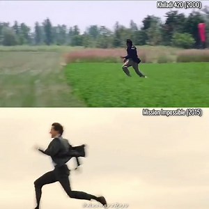 12K views · 234 reactions | In the World of Action, Akshay Kumar had performed these daring stunts before Tom Cruise, and even without safety precautions. Interestingly, Many of Tom Cruise's major stunts in "MISSION IMPOSSIBLE" are inspired by #AkshayKumar's films from the 90s. Akshay Kumar #bollywoodmovies #action | Ranchi Akkians | Facebook