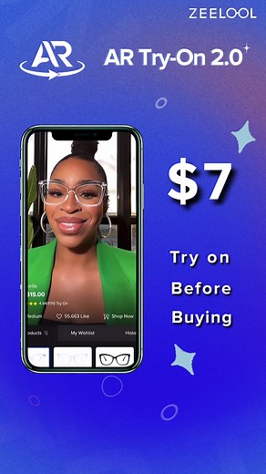 Essaye tes lunettes avec la fonctionnalité AR de Zeelool