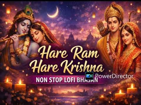 Hare Ram Hare Krishna – Non Stop Lofi Bhajan | Peaceful Meditation Mix | 1 Hour Divine Loop