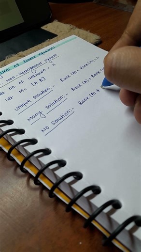 Satisfying Handwriting ASMR | Non-Homogeneous Linear Equations #asmr