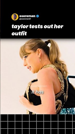 Taylor Swift tests out her outfit before Eras Tour Performance - The Fate of Ophelia