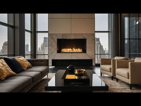 Emberstone Luxury Hearth | 60 Minutes of Architectural Fireplace Ambience