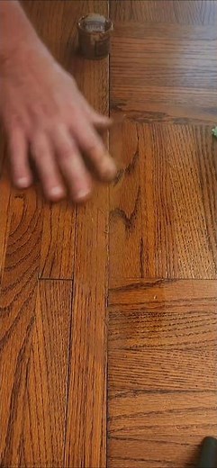 Hardwood Floor Gap / Crack Filler Repair