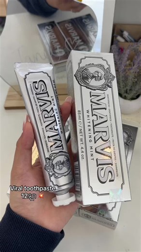 Marvis Whitening Mint Toothpaste Review