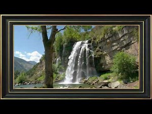 4K Lake and Forest Nature View | Frame TV Art Screensaver | Peaceful Landscape Display