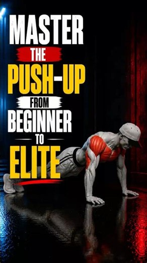 Master the push-up — from beginner to elite, one level at a time #pushups #fitness #youtubeshorts