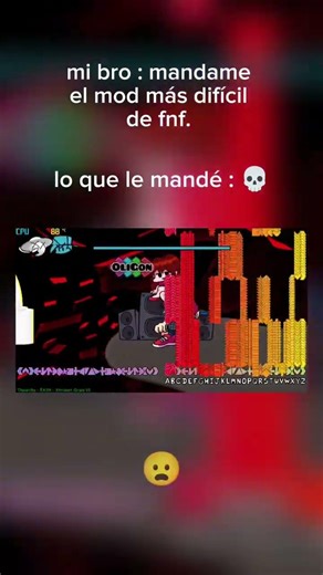 mi bro : mandame el mod más difícil de fnf lo que le mandé : 💀 xd || #shorts #shortvideo #memes #fnf