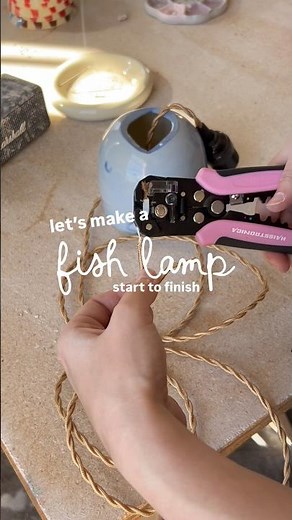 let’s make a fish lamp from start to finish!