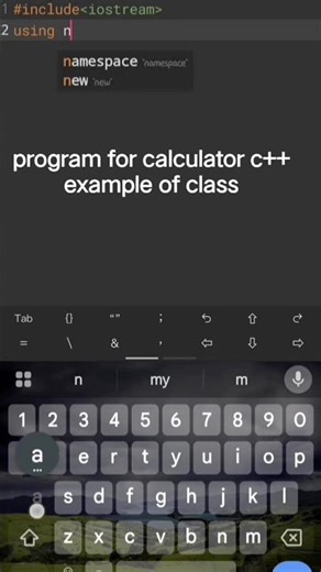 program for calculator using class example. || c++