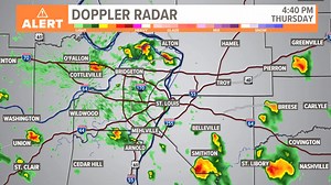 Weather First Doppler Radar is showing scattered showers and some thunderstorms around the St. Louis area. We need rain, so maybe you'll be one of the lucky ones that actually sees something decent in the rain bucket. A stray shower or storm can be expected into Friday. Much of the time will be dry though. | Scott Connell