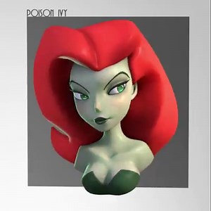 3.4K views · 137 reactions | Poison Ivy (Batman The Animated Series Sculpt 02) TurnTable. | Itay Schlesinger Art | Facebook
