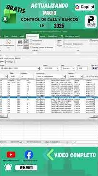 "Control de Caja y Bancos en Excel 2025 | Macro Automatizada Gratis con IA" Fragmentos del video #ia