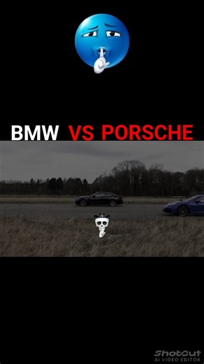 BMW VS PORSCHE💀 luxury rare car race[TEOLL FACE🥵]#shorts#mafia#edit