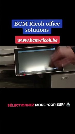 Comment faire une copie ou un scanner sur un copieur #ricoh ? #tuto #printer #office