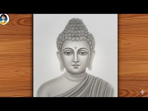 How to Draw Lord Buddha ✨ | Easy Buddha Drawing Step by Step for Beginners