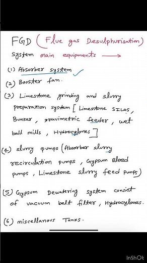 FGD system (Flue gas desulphurisation)