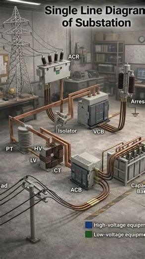 substation transformer VCB ACB PT CT transformer