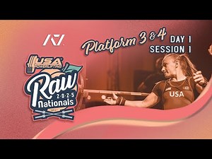 2025 USA Powerlifting Raw Nationals | Day 1 - Session 1 Platform 3 & 4