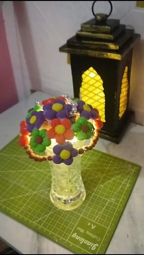 DIY Flower Hanging Light | Handmade Night Lamp | Easy Paper Craft | ‪@YumanArt2168‬#diyhomedecor