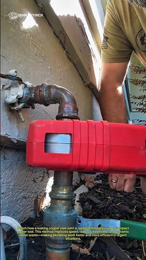 🔥 Plumber’s Secret Trick to Fix Leaking Copper Pipe FAST (No Shutdown!)