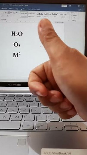 Quick Tricks for Subscript and Superscript in Microsoft Word