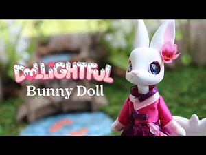 Dollightful Bunny BJD Unboxing and Repaint – Korean Hanbok Custom Doll