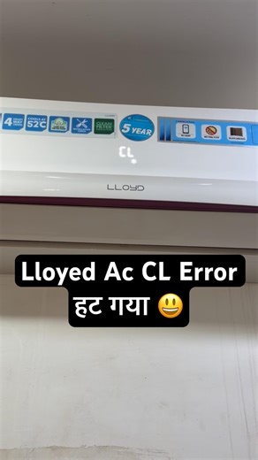 Lloyed Ac CL Error Code 😃 || Abid Ac Wala #lloyedac #lloyedacremote #abidacwala