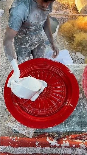 How High End Gypsum Floral Sunburst Ceiling Tiles Are Made