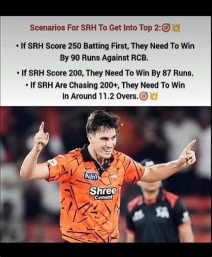 SRH Scenerio For Top 2