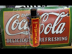 This Is It The Juice - Reveal The Bold Colors of Your Vintage Signs