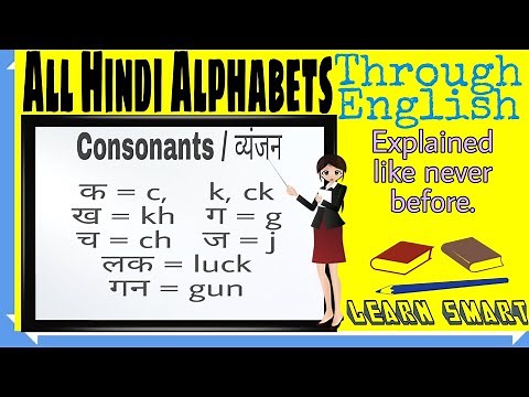Hindi alphabet sounds | Hindi through English