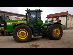 john deere 9520 & vaderstad carrier 1225