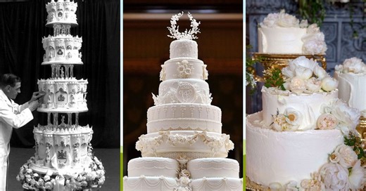 The British royal family's most memorable wedding cakes - and the one that broke the mould