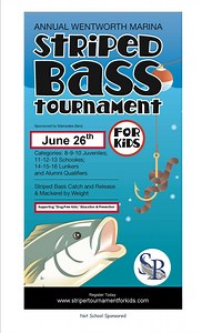 Charitable Foundation's Kids Striper Tournament returns June 26th