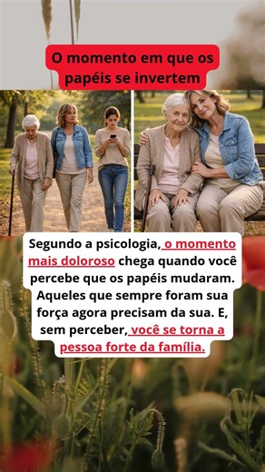 O momento em que os papéis se invertem #caminhoparaumavidamelhor #deustemumapalavrapravoce #noticias