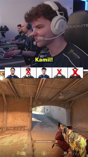 "Maybe Shoot Back, Kamil" was diabolical. #duelbits #cs2 #csgo #counterstrike #cs2overpass #gaming